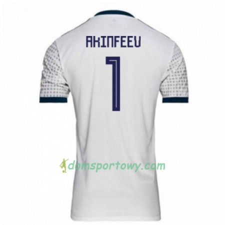 Koszulka Rosja Akinfeev 1 Wyjazdowe Koszulki Piłkarskie Mistrzostwa Świata 2018